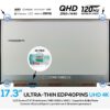 PANTALLA 17.3" QHD ( 2560 x 1440 ) 40 PINS 120HZ