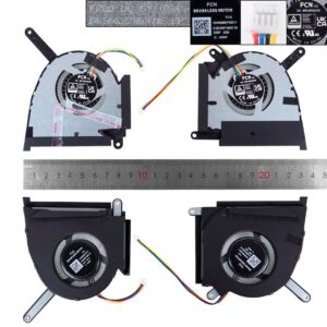 PAR DE VENTILADORES CPU + GPU ASUS TUF DASH F15 FX517ZC RTX3070 SERIES | DFSCL42P06593U 13NR0990T01021 DFSCL42P16593U 13NR0990T02021