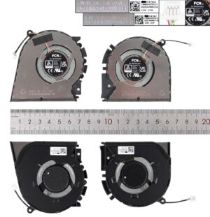 PAR DE VENTILADORES CPU + GPU ASUS VIVOBOOK PRO 14X M3400QA M3401Q K3400P M7400Q SERIES | FN2H DFS5K12605384G FN2J 13NB0U40T02021
