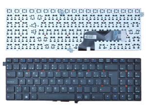 TECLADO ESPAÑOL CLEVO W550 SERIES | NEGRO SIN MARCO