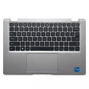 TECLADO COMPLETO EXTRANJERO CON CARCASA Y TOUCHPAD PORTATIL DELL LATITUDE 5320 SERIES | VJ41Y 0VJ41Y ( SE ENTREGA CON JUEGO DE ETIQUETAS EN ESPAÑOL )