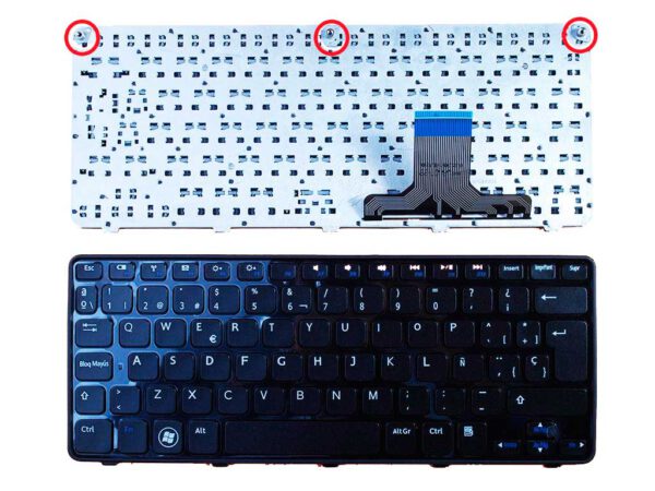 TECLADO ESPAÑOL DELL INSPIRON MINI DUO 1090 SERIES | 0CKRCD CKRCD PK130EP1A00 MP-10F13US-698