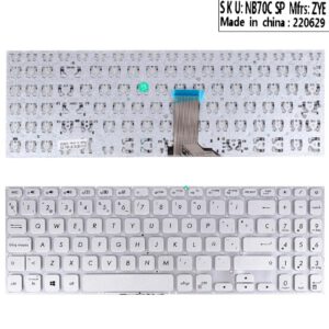 TECLADO ESPAÑOL ASUS VIVOBOOK S530UA S530UN S530FA S5300F S5300FN SERIES SIN FRAME COLOR PLATA/SILVER