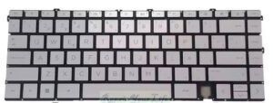 TECLADO ESPAÑOL HP ENVY 13-AY 13-BA 14-EA 15-ES 15T-ES 15M-ES 15-EP 15M-EU SERIES SILVER/PLATA SIN MARCO RETROILUMINADO