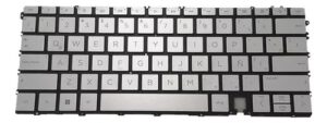 TECLADO ESPAÑOL HP SPECTRE 14-EF SERIES SILVER/PLATA SIN MARCO RETROILUMINADO