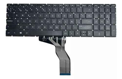 TECLADO ESPAÑOL HP PAVILION 15-BS 15-BW 15-BR 15-CD 250 G6 255 G6 SERIES NEGRO SIN MARCO RETROILUMINADO | 809031-071