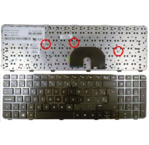 TECLADO ESPAÑOL HP PAVILION DV6-6000 | NEGRO CON MARCO