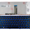 TECLADO INGLÉS LENOVO | IDEAPAD Z480 NEGRO | MARCO AZUL