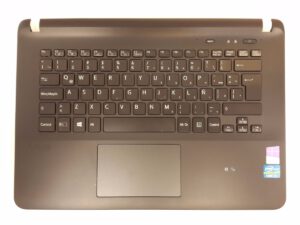 TECLADO ESPAÑOL SONY VAIO SVF14 | COMPLETO CARCASA Y TOUCHPAD INCLUIDOS | NEGRO