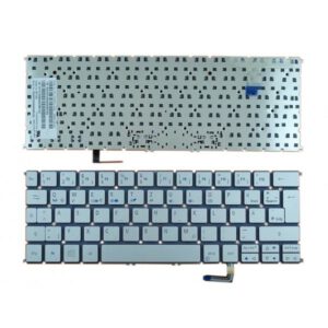 Teclado Alemán ACER | ASPIRE S7-391 | RETROILUMINADO  | SIN MARCO | PLATEADO