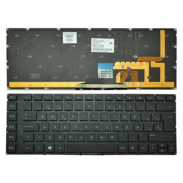 TECLADO INGLÉS HP OMEN 15-5000 SERIES RETROILUMINADO