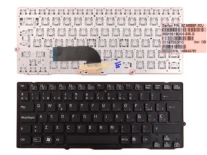 TECLADO ESPAÑOL SONY VAIO VPC-SD VPC-SA VPC-SB SERIES | NEGRO