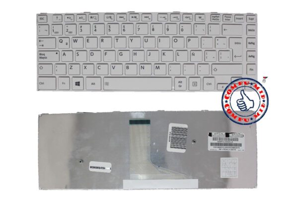 TECLADO ESPAÑOL TOSHIBA L40-A | BLANCO