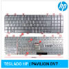 TECLADO ESPAÑOL HP PAVILION DV7-1000 SERIES COLOR PLATA