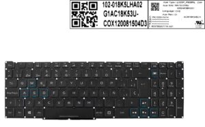 TECLADO ESPAÑOL ACER NITRO 5 AN515-43 AN515-54 NITRO 7 AN715-51 SERIES SIN MARCO RETROILUMINADO AZUL | SP NKI151316U LG05P-P90BRL 03504E78K201 JIT SF-2196 DG 002-18K36LHE01+ 55CH0335