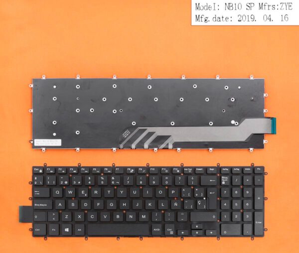 TECLADO DELL INSPIRON 15 7566 7567 5567 5568 SERIES | SIN FRAME
