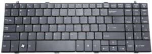 TECLADO INGLÉS LG R580 R560 R590 SERIES NEGRO ( SE ENTREGA JUEGO DE ETIQUETAS EN ESPAÑOL )