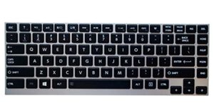 TECLADO INGLÉS TOSHIBA U900W NEGRO CON MARCO GRIS | 4B.NBU04.011