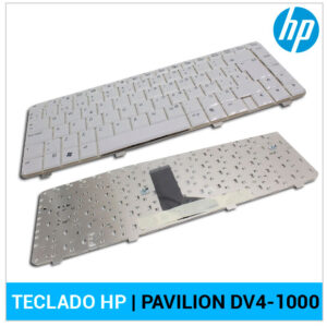 TECLADO ESPAÑOL HP | PAVILION DV4 | DV4-1000 | BLANCO