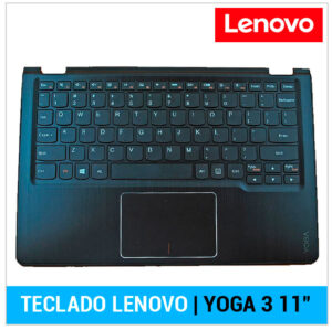 TECLADO INGLÉS LENOVO | YOGA 3 11" | CON FRAME NEGRO