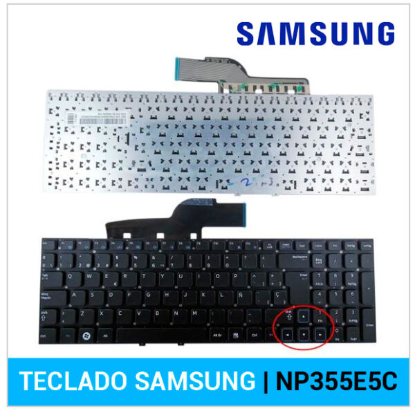 TECLADO ESPAÑOL SAMSUNG | NP350E5C | NP355E5C | NP550P5C