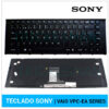 TECLADO ESPAÑOL SONY VAIO VPC-EA SERIES CON MARCO NEGRO