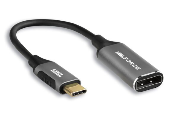 ADAPTADOR MSLFORCE USB C A DP DISPLAYPORT HEMBRA 4K @ 60Hz