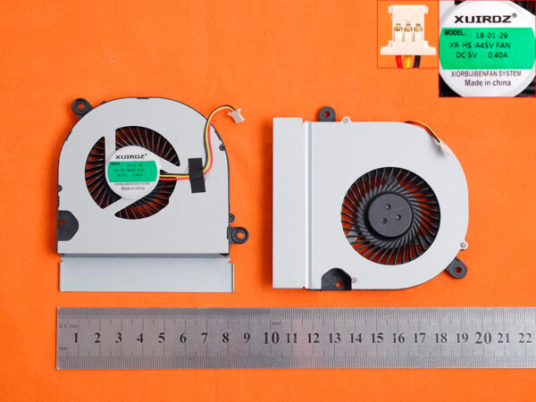 VENTILADOR CPU ASUS K45 A45 SERIES | MF75120V1-C090-G99 MG62090V1-Q030-S99 MF75090V1-C160-G99