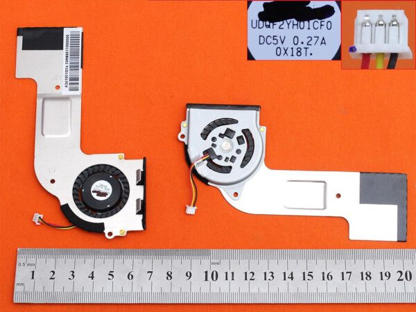 VENTILADOR CPU CON DISIPADOR SONY VAIO PCG-21311U PCG-21313M SERIES | UDQF2YH01CF0