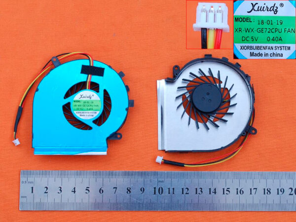VENTILADOR CPU MSI | GE62 GE72 PE70 SERIES PAAD06015SL N303 | MODELO 3 PINS