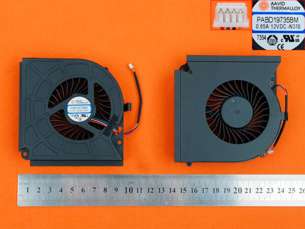 VENTILADOR CPU MSI GT73 GT73VR GT73EVR GT75VR SERIES | PABD19735BM