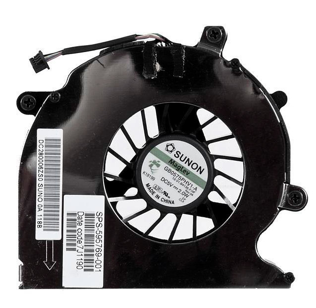VENTILADOR CPU HP ELITEBOOK 8540P SERIES | 595769-001 595766-001
