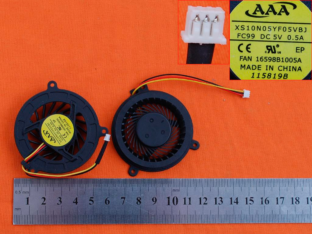 VENTILADOR CPU ASUS A8 | MODELO 3 PINS