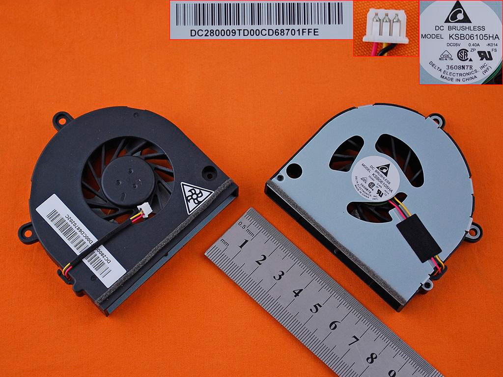 VENTILADOR CPU | TOSHIBA SATELLITE P775 | MODELO 3 HILOS