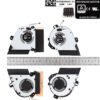 PAR DE VENTILADOR ES CPU + GPU ASUS ROG ZEPHYRUS M GU502DU GU502GU GU502GV GU502GW SERIES | DFS5K12304363C DFS5K12115491P 13N1-8LM0111
