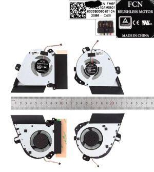 PAR DE VENTILADOR ES CPU + GPU ASUS ROG ZEPHYRUS M GU502DU GU502GU GU502GV GU502GW SERIES | DFS5K12304363C DFS5K12115491P 13N1-8LM0111