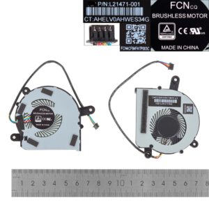 VENTILADOR HP HDD /SSD MINI PC ELITEDESK 800 G3 405 G4 705 G5 800 G4 SERIES | L21471-001 ( VERSION 2 CABLE LARGO CONECTOR NEGRO )