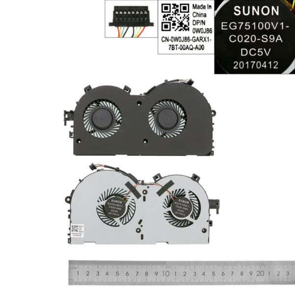 VENTILADOR LENOVO LEGION 520-15IKBM 520-15IKBN SERIES | DC28000D6F0 5F10N00241