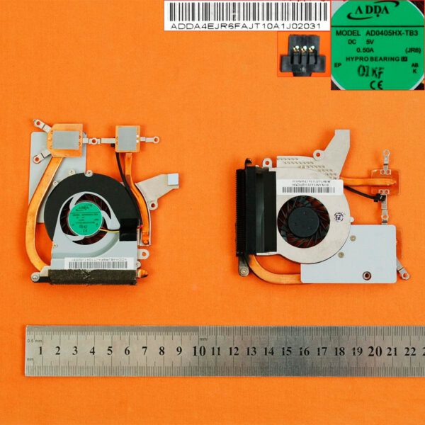 VENTILADOR CPU CON DISIPADOR FUJITSU LIFEBOOK P3010 P3110 P3010B P3110 P3010R SERIES | AD0405HX-TB3