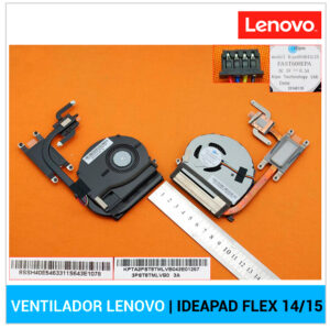 VENTILADOR CPU CON DISIPADOR LENOVO | IDEAPAD FLEX 14 | IDEAPAD FLEX 15
