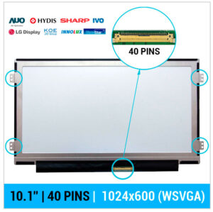 PANTALLA 10.1" | SLIM HD LED | 40 PINS