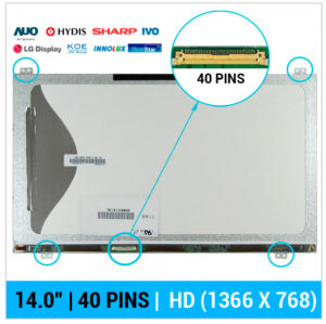 PANTALLA 14.0" HD SLIM LED | SAMSUNG LTN140AT21