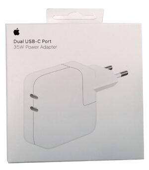 APPLE ADAPTADOR DE CORRIENTE 35W CON 2 PUERTOS USB-C
