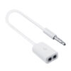 CABLE AUDIO SPLITTER 1 MACHO A 2 HEMBRAS | IPHONE 4/5/6 Y IPAD