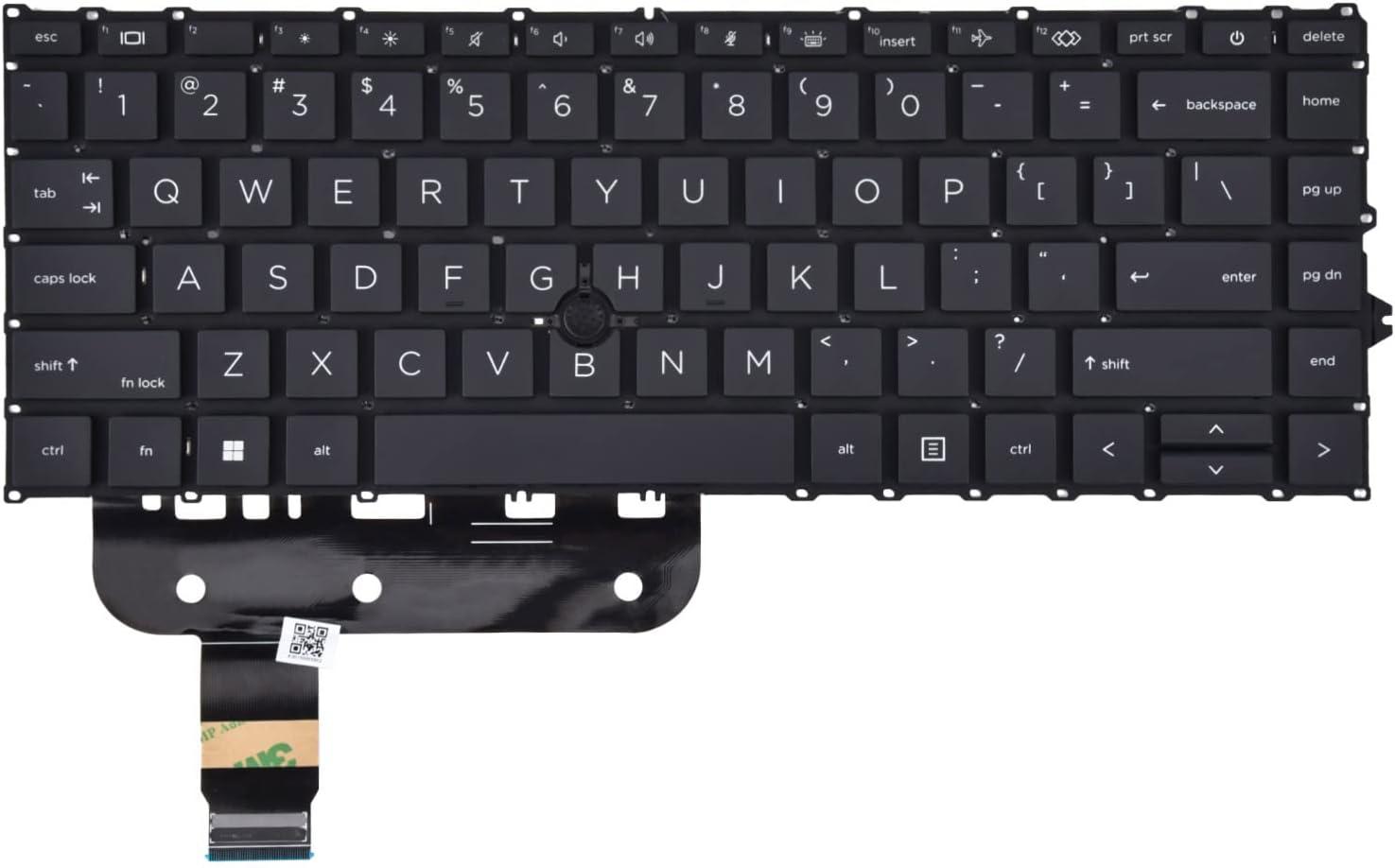 TECLADO US PORTATIL HP ELITEBOOK 840 G7 840 G8 845 G7 845 G8 745 G7 745 G8 ZBOOK FIREFLY 14 G7 14 G8 SERIES CON POINTSTICK | L87607-071 M07090-071