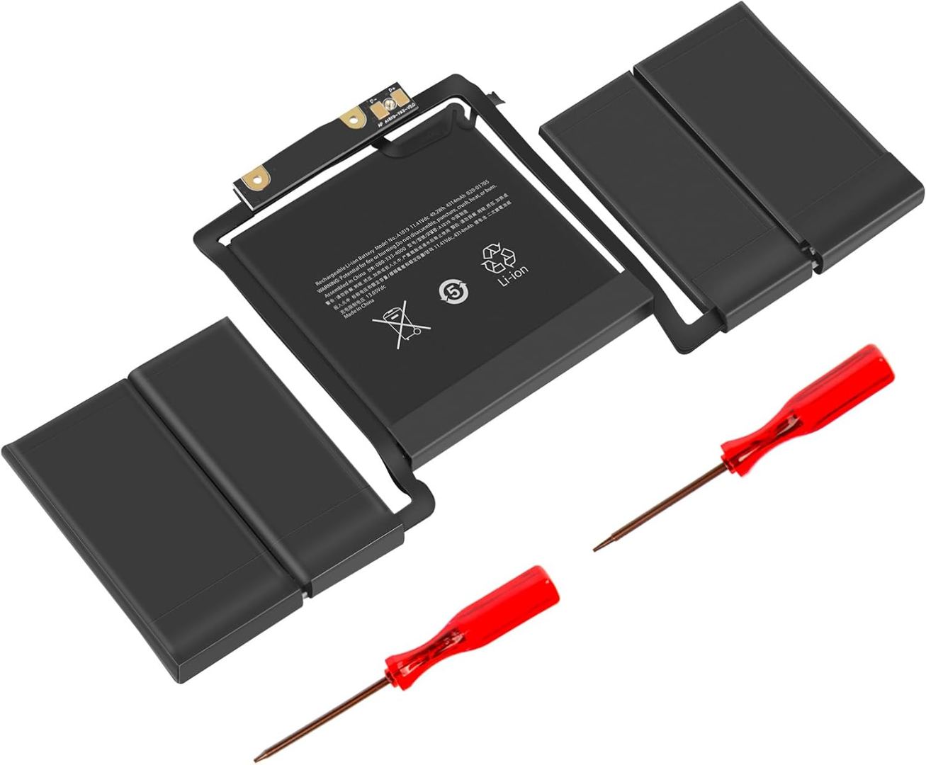 BATERIA APPLE A1819 COMPATIBLE MACBOOK PRO 13 A1819 A1706 ( VERSION FINALES 2016 A MEDIADOS DE 2017 ) 11.41V · 4314mAh / 49.2Wh