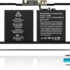 BATERIA APPLE A1820 COMPATIBLE MACBOOK PRO 15 A1820 A1707 TOUCH ( VERSION FINALES 2016 A MEDIADOS DE 2017 ) 11.4V · 6600mAh / 76Wh