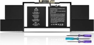 BATERIA APPLE A1820 COMPATIBLE MACBOOK PRO 15 A1820 A1707 TOUCH ( VERSION FINALES 2016 A MEDIADOS DE 2017 ) 11.4V · 6600mAh / 76Wh