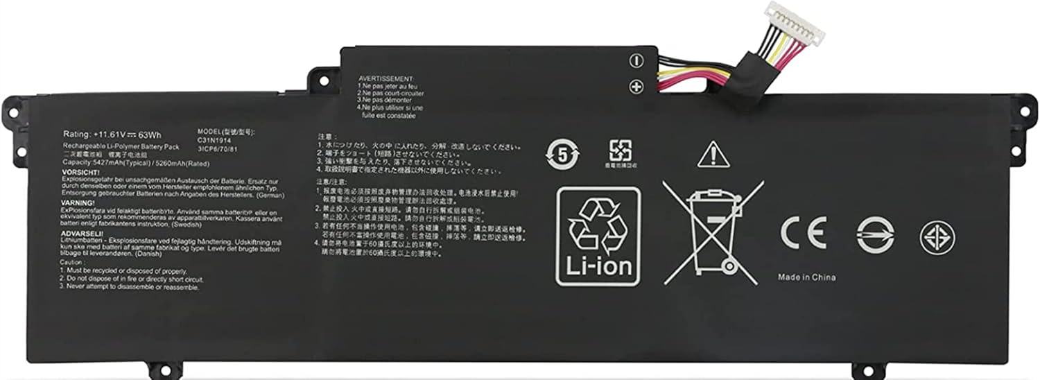 BATERIA ASUS ZENBOOK 14 UX435EA EXPERTBOOK B5 B5402C SERIES | C31N1914 11.1V · 4100MAH