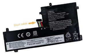 BATERIA LENOVO LEGION Y530 Y7000 Y730 Y740 SERIES 11.4V/4800MAH MODELO CON CABLE CORTO | L17C3PG1 L17C3PG2